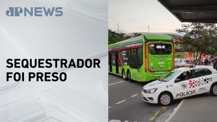 Homem sequestra ônibus e faz motorista de refém