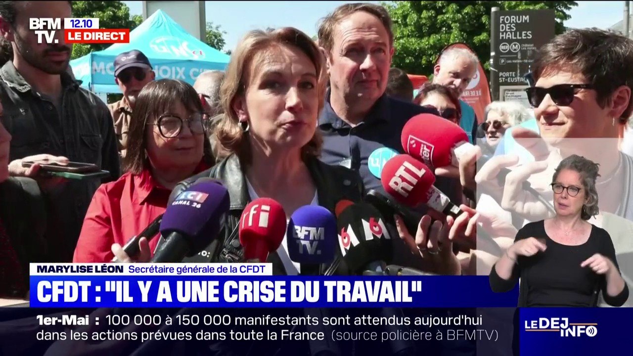 Marylise Léon (CFDT): "Le 1er-Mai doit rester un jour exceptionnel et particulier dans l'année"