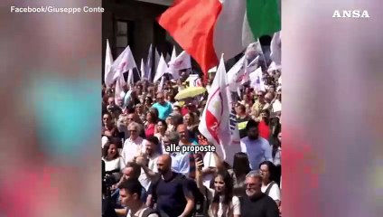 1 Maggio, Conte: "Al referendum quattro si' per il lavoro"