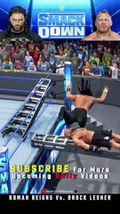 WWE 2K22 Flying Roman Reigns Broke The Brock Lesner Ladder Match