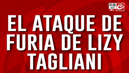 Lizy Tagliani explotó contra sus compañeros de trabajo