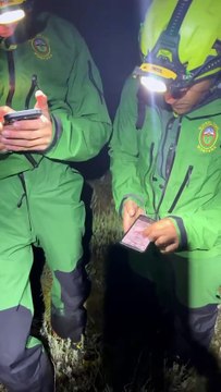 Rescate de un senderista estadounidense extraviado en la Sierra de Gredos en Ávila.