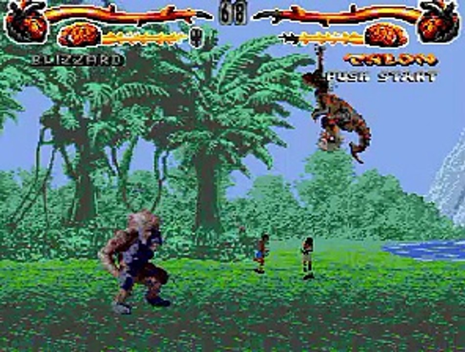 Primal Rage (SEGA GENESIS) Blizzard Walkthrough