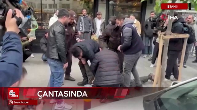 İstanbul'da izinsiz yürümek isteyen gruba polis müdahalesi