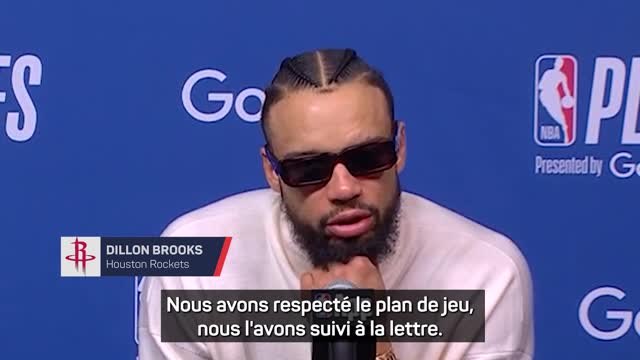 Rockets - Brooks admet avoir ciblé le pouce de Curry