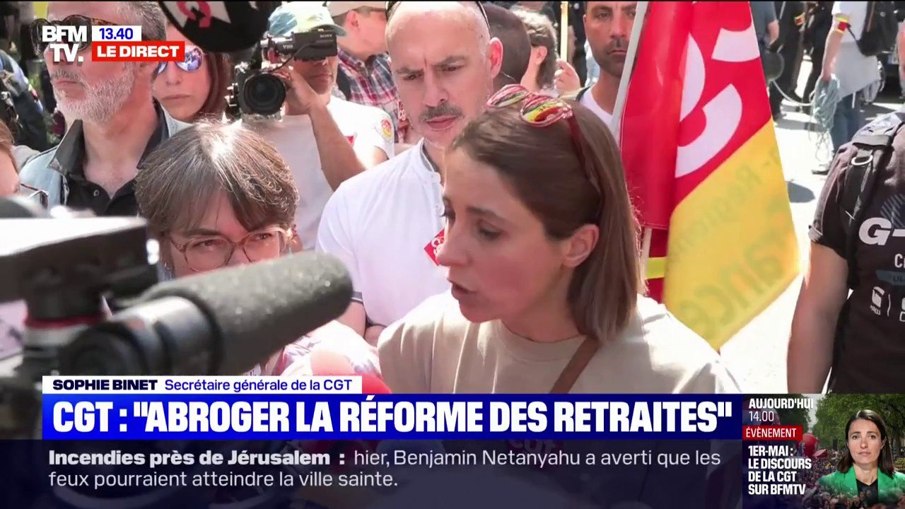 "Cette année l'unité syndicale est plus forte que l'année dernière", estime Sophie Binet