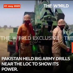 Pakistan Conducts Major Army Drills Near LoC After Tensions with India Rise.