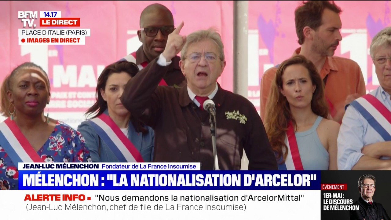 "Qui prépare la guerre, organise la guerre, qui prépare la paix, se prépare à en jouir, déclare Jean-Luc Mélenchon