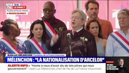 "Il faut que l'on change la règle du jeu, que l'on passe enfin à la 6e république", déclare Jean-Luc Mélenchon
