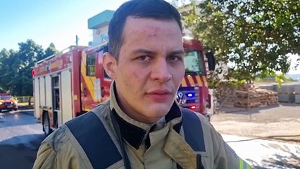 Oficial do Corpo de Bombeiros detalha ação no incêndio de fábrica no Centro de Cascavel