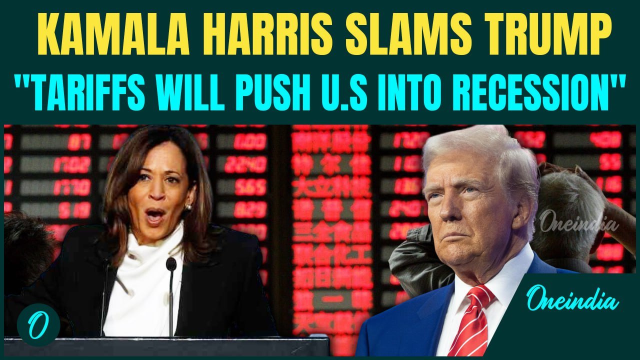 Kamala Harris SLAMS Trump’s Tariffs: “RECKLESS” Policies Could Push America Into RECESSION