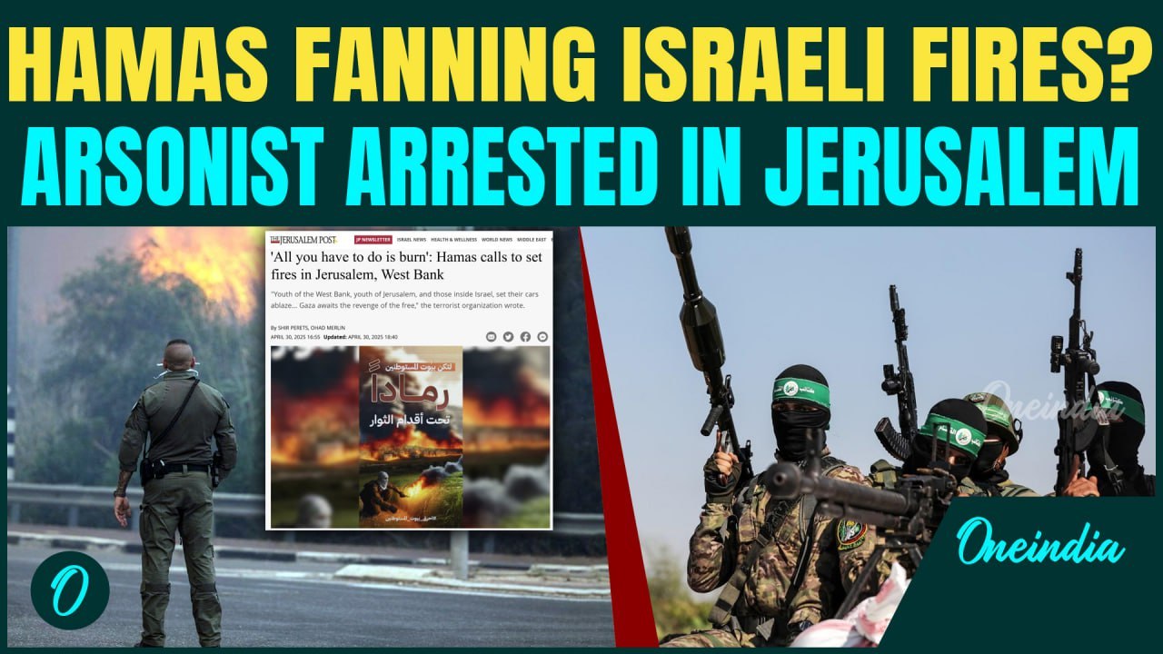 Israel Wildfires Latest: HAMAS' Lone Wolf Behind Devastating Wildfires? Jerusalem Arsonist Caught