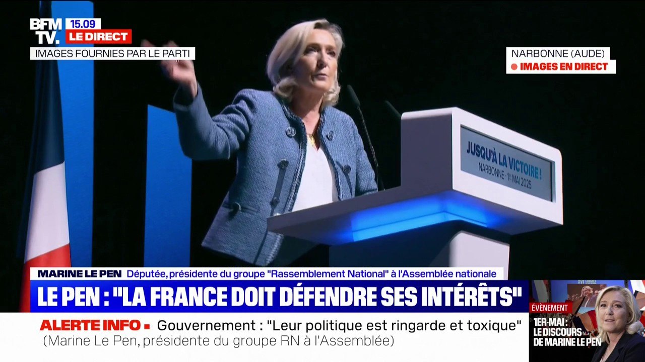 Marine Le Pen souhaite supprimer "des normes européennes et nationales absurdes qui rendent quasi impossible la création de richesse"