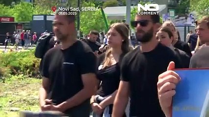Sérvia assinala seis meses desde o colapso mortal na estação ferroviária de Novi Sad