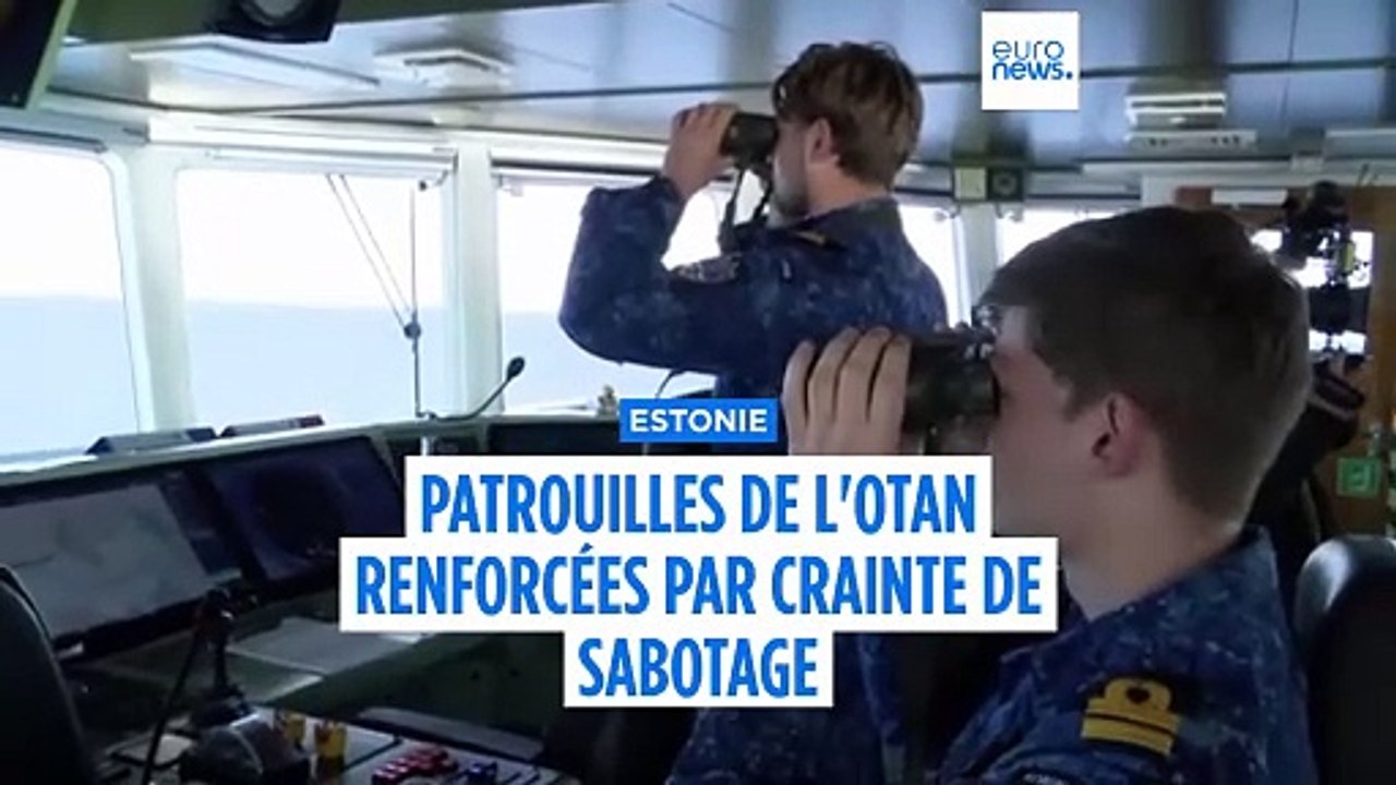 Baltique : un groupe de l'OTAN dirigé par la Belgique patrouille près de l'Estonie par crainte de sabotage