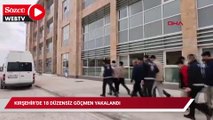 Kırşehir’de 18 düzensiz göçmen yakalandı