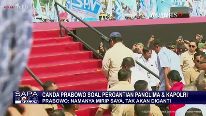 Candaan Presiden Prabowo di Hari Buruh, Tak Ganti Kapolri dan Panglima TNI karena Nama Sama