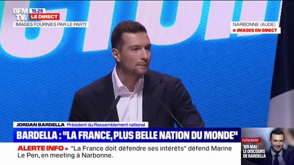 Jordan Bardella dénonce "une idéologie verte qui méprise la réalité de millions de gens qui n'ont d'autres choix que d'utiliser leur voiture"