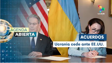 EE.UU. y Ucrania firman acuerdo de minerales