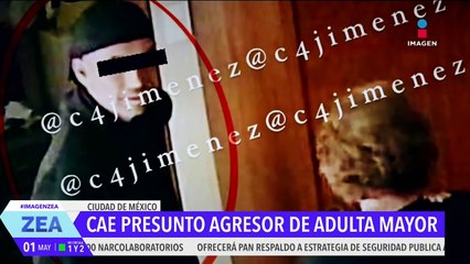 Cae Dorian "N", hombre que asaltó y agredió a una adulta mayor en Azcapotzalco