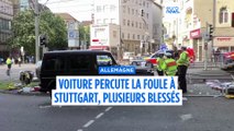Allemagne : une voiture percute la foule à Stuttgart, au moins huit blessés