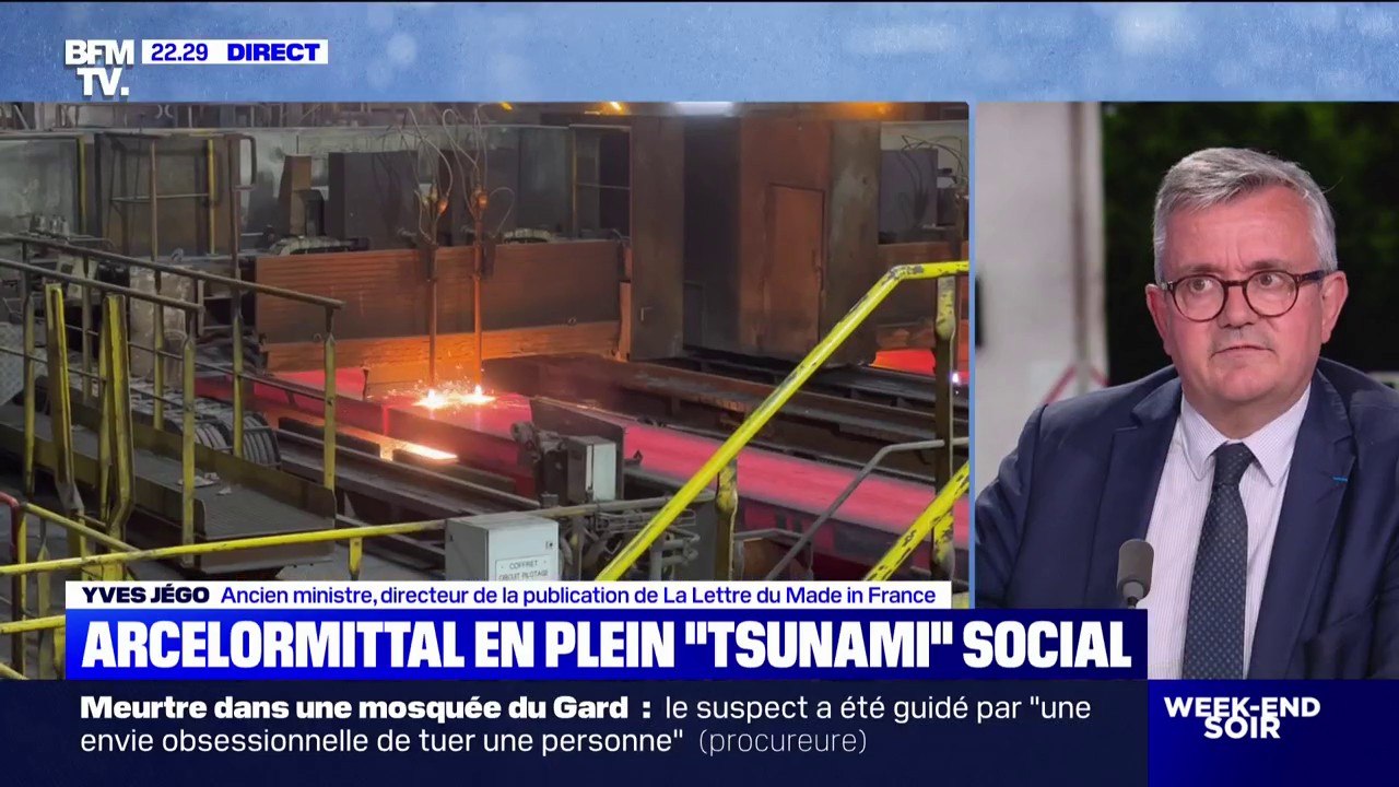 Suppressions de postes à ArcelorMittal, à Moët Hennessy: "Je crains qu'on ait les premières conséquences de la déstabilisation commerciale venue des États-Unis", affirme Yves Jégo, ancien ministre