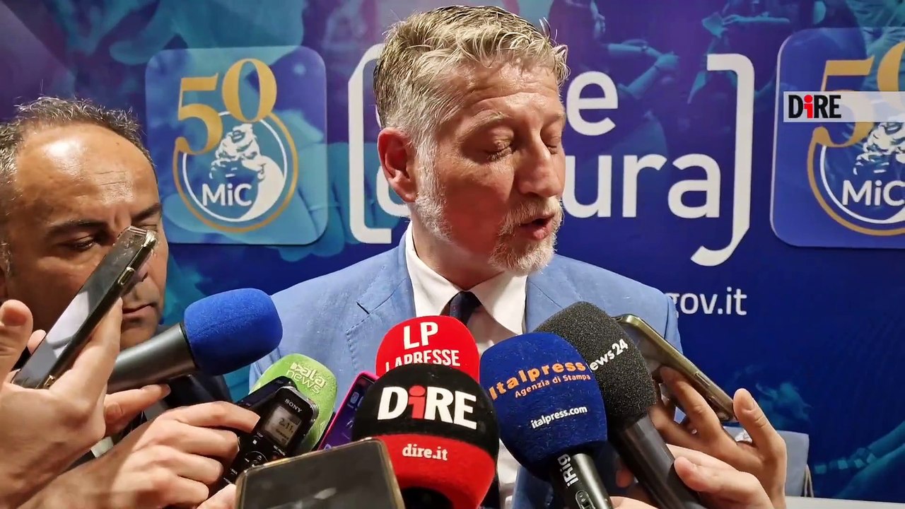 Napoli - CULTURA. GIULI: STIAMO FACENDO UN BUON LAVORO (02.05.25)