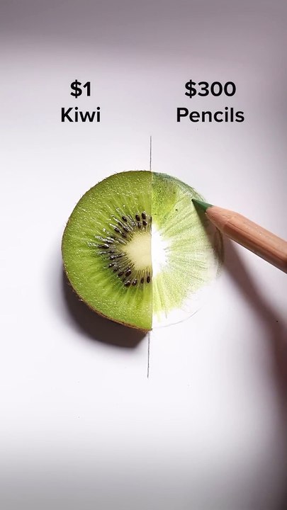 Draw a Kiwi _art _drawing _shorts _kiwi _illusion _pencildrawing _howtodraw _easydraw