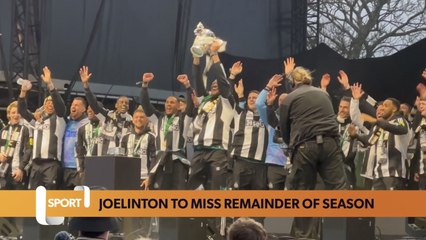 Joelinton to miss remainder of season for Newcastle