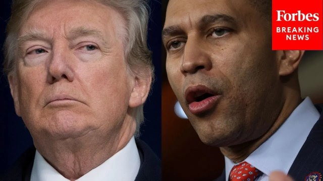 'A Complete And Total Disaster': Hakeem Jeffries Assails President Trump, House Republicans
