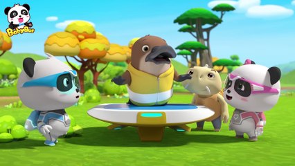 Run_ A Big Hand Is Coming_ _ Super Rescue Team _ Kids Cartoon _ BabyBus(1080P_HD)