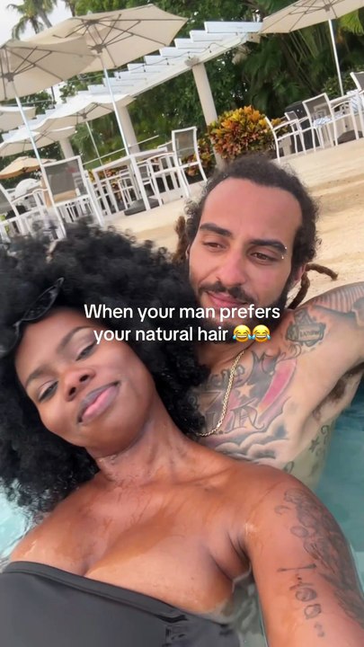 When your man prefers your natural hair