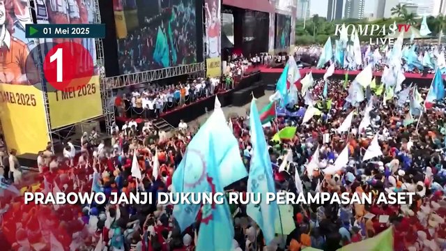 Janji Prabowo di Hari Buruh, Polisi Bubarkan Massa di DPR, 39 Siswa di Barak Militer [TOP3NEWS]