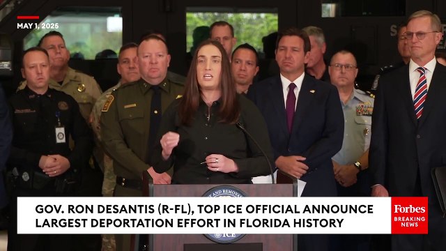 Ron DeSantis And ICE Announce Results Of Historic Crackdown On Illegal Immigration In Florida