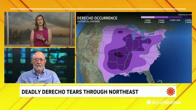 Northeast US blasted by deadly derecho