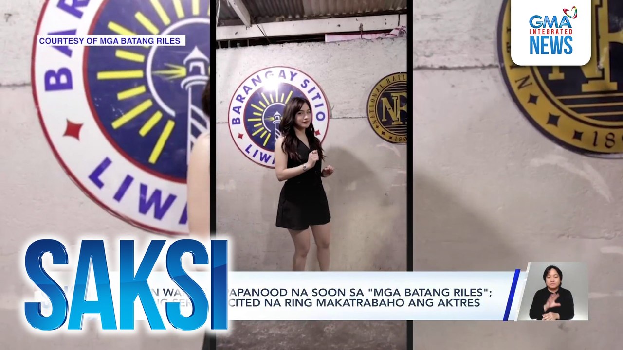 Jillian Ward, mapapanood na soon sa "Mga Batang Riles"; cast ng serye, excited na ring makatrabaho ang aktres | Saksi