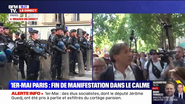 Socialistes attaqués dans le cortège parisien du 1er-mai: Des plaintes ont été déposées , affirme Lamia El Aaraje (adjointe à la mairie de Paris)