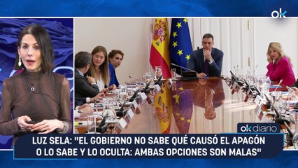 Luz Sela: "El Gobierno no sabe qué causó el apagón o lo sabe y lo oculta: ambas opciones son malas"