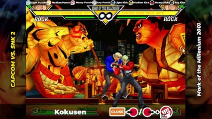 ROCK HOWARD MOVE LIST - Capcom vs. SNK 2 (CVS2)