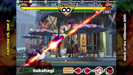 OROCHI IORI MOVE LIST - Capcom vs. SNK 2 (CVS2)