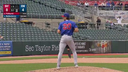 Moisés Ballesteros registró juego de dos jonrones en Triple A