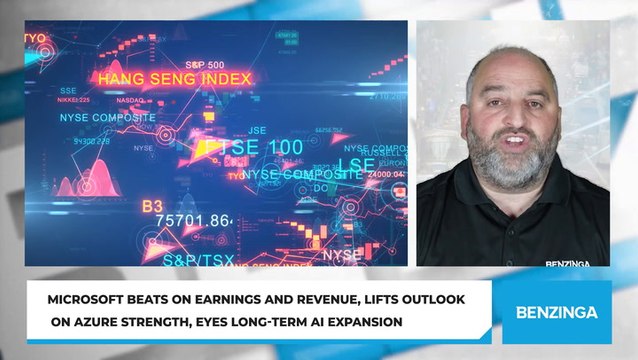 Microsoft Beats On Earnings And Revenue, Lifts Outlook On Azure Strength, Eyes Long-Term AI Expansion