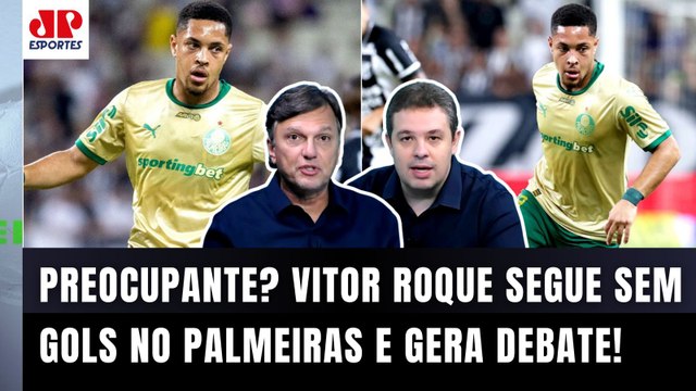 NÃO DÁ PARA IGNORAR, gente! A SITUAÇÃO do Vitor Roque COMEÇA A... SECA no Palmeiras CHAMA ATENÇÃO!