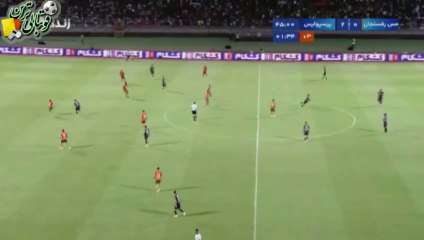 گل سوم بازی مس‌رفسنجان و پرسپولیس