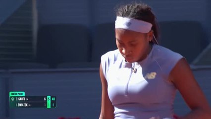 Madrid - Gauff surclasse Swiatek