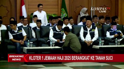 BREAKING NEWS! Keberangkatan Haji 2025 Resmi Dimulai, Menag Lepas Kloter Pertama