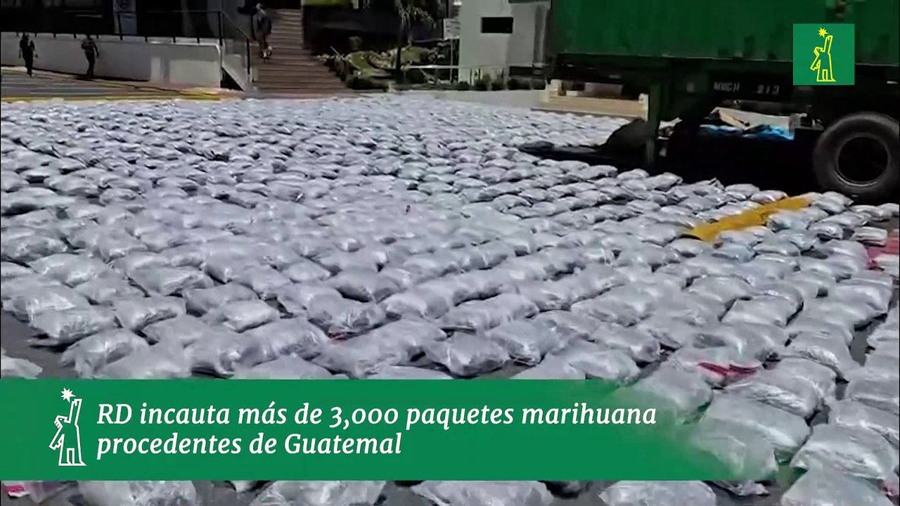 RD incauta más de 3,000 paquetes marihuana procedentes de Guatemal