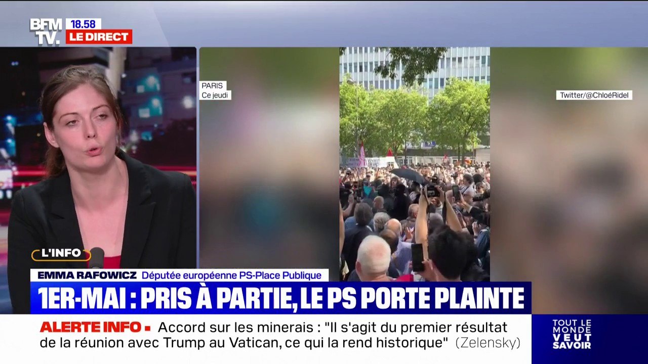 Socialistes "attaqués" dans le cortège parisien: "Ils ont insulté tous les socialistes", dénonce Emma Rafowicz (PS)
