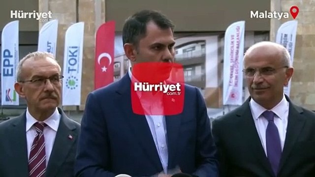 Bakan Kurum'dan Malatya'da açıklamalar: Özgür Bey'e tavsiyem beni diline dolayacağına o gözlerindeki bandı çıkarsın