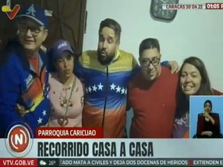 Habitantes de Caricuao reafirman su apoyo al candidato Nicolás Maduro Guerra
